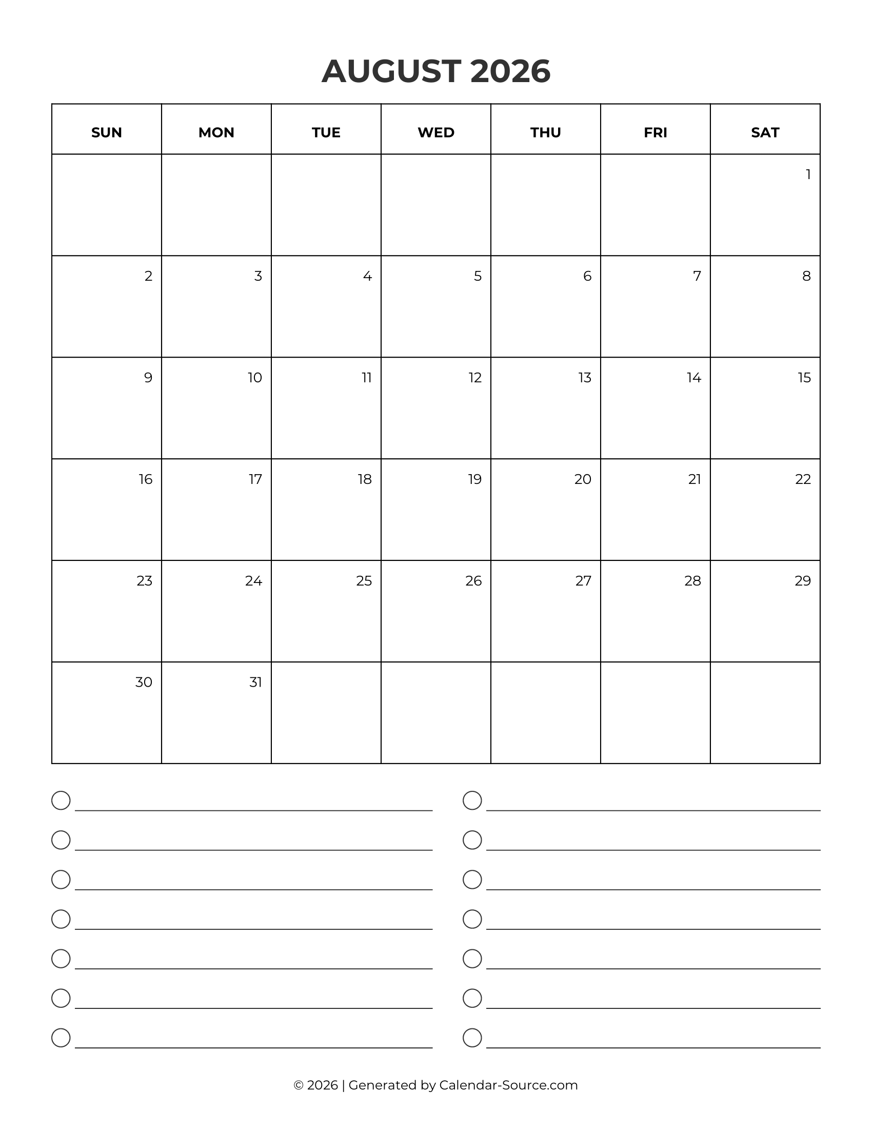August 2026 Calendar 09