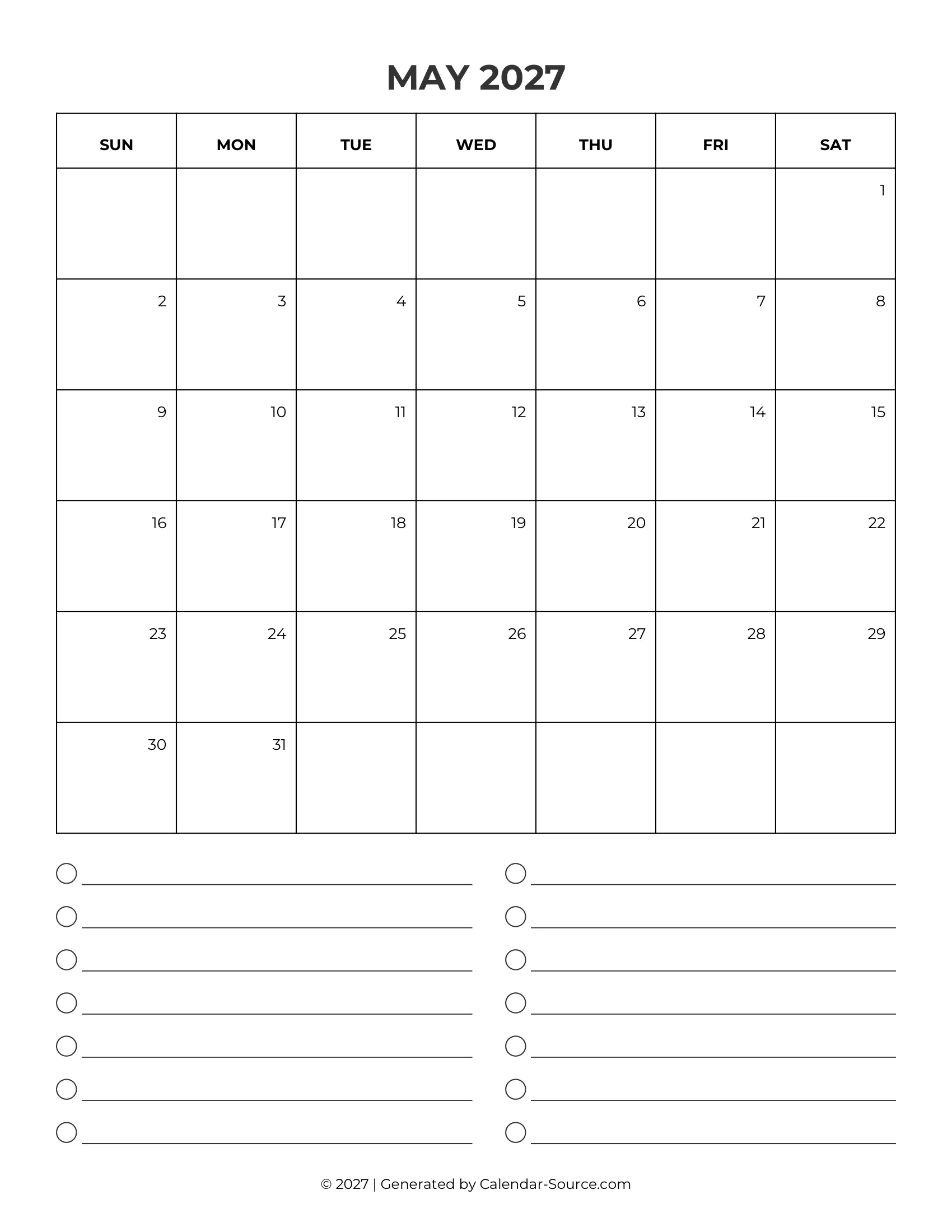 May 2027 Calendar Template 09